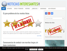 Tablet Screenshot of noticiasinteresantes.com